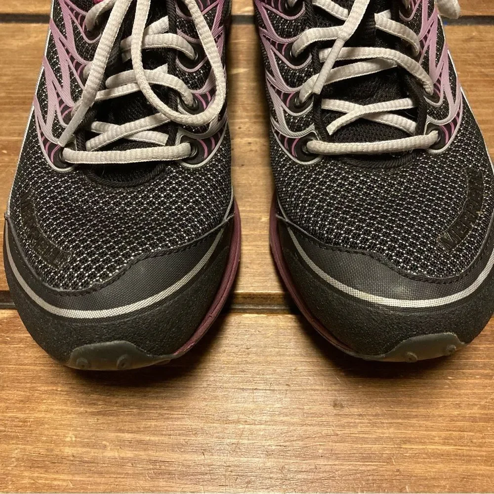 Merrell Mix Master Glide Trail Running Shoes Size 7 Black Purple
